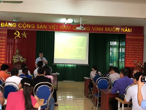 Tập huấn kiến thức an toàn thực phẩm cho cán bộ y tế cơ sở huyện Lục Nam