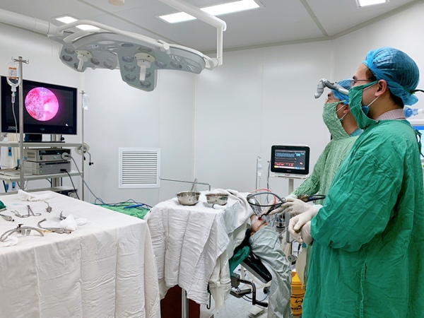 Phẫu thuật nội soi nạo VA và cắt Amidan tại Bệnh viện Sản Nhi Bắc Giang