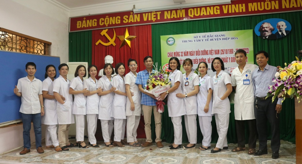 Trung tâm Y tế huyện Hiệp Hòa: Chào mừng 32 năm ngày thành lập Hội Điều dưỡng Việt Nam