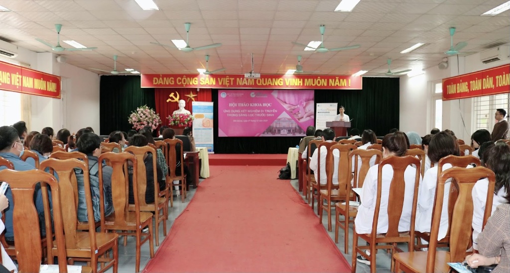 Hội thảo “Ứng dụng xét nghiệm di truyền trong sàng lọc trước sinh” tại Bệnh viện Sản Nhi Bắc Giang