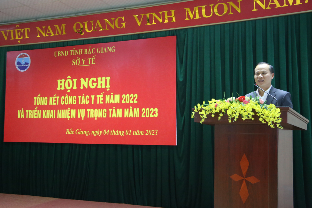 Hội nghị tổng kết công tác y tế năm 2022 và triển khai nhiệm vụ trọng tâm năm 2023