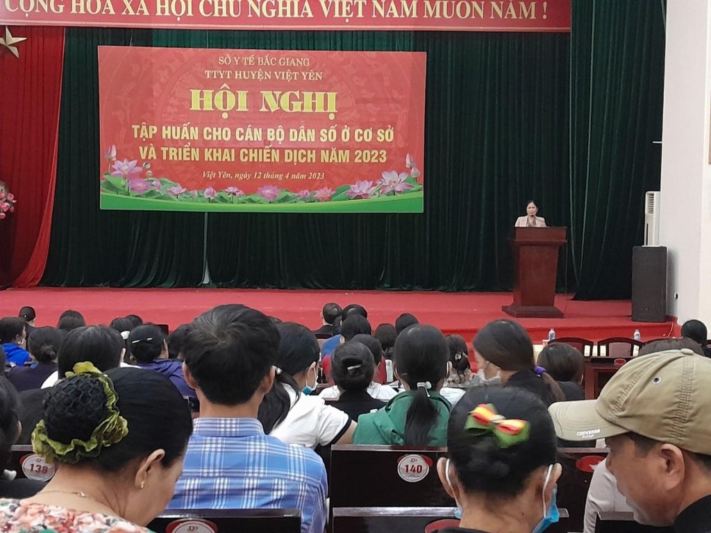 Trung tâm Y tế huyện Việt Yên: Chiến dịch truyền thông lồng ghép cung cấp dịch vụ chăm sóc sức...