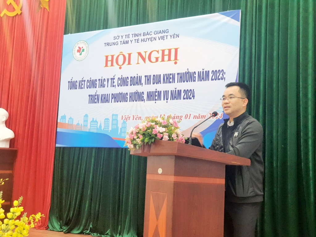 TTYT huyện Việt Yên: Tổng kết công tác Y tế, Công đoàn, Thi đua - khen thưởng năm 2023