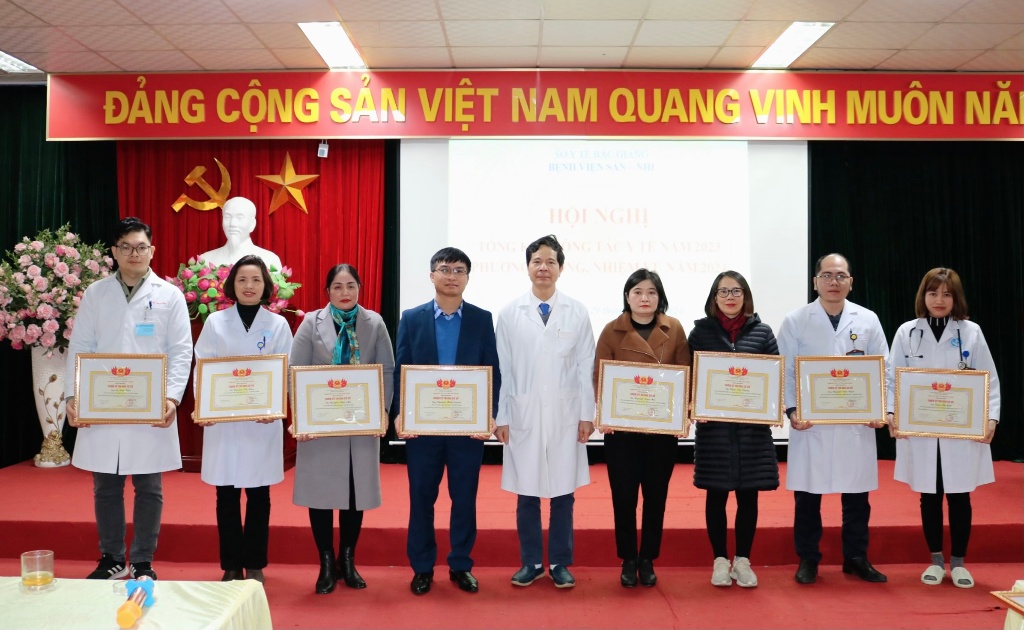 Bệnh viện Sản Nhi Bắc Giang tổ chức Hội nghị tổng kết công tác y tế năm  2023 và triển khai...