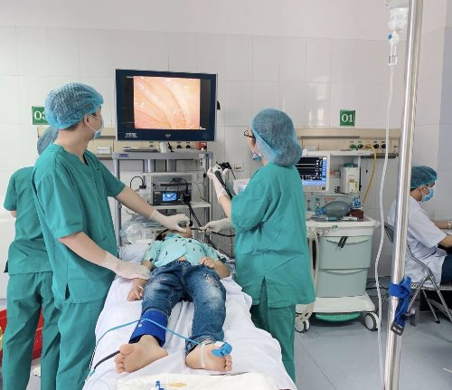 Ứng dụng hiệu quả kỹ thuật nội soi tiêu hóa gây mê tại Bệnh viện Sản Nhi Bắc Giang