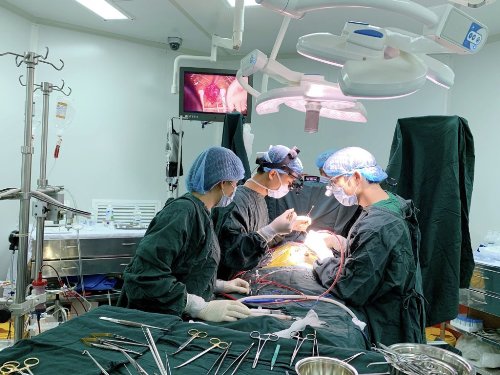 Phẫu thuật dị tật tim bẩm sinh thông liên thất cho bé gái 75 ngày tuổi tại Bệnh viện Sản Nhi Bắc...