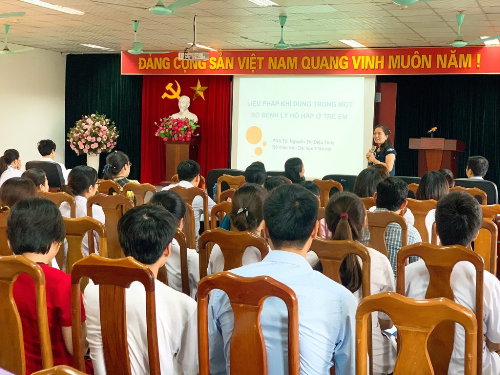 Bệnh viện Sản Nhi Bắc Giang tổ chức Sinh hoạt khoa học chuyên đề “Liệu pháp khí dung trong một số...