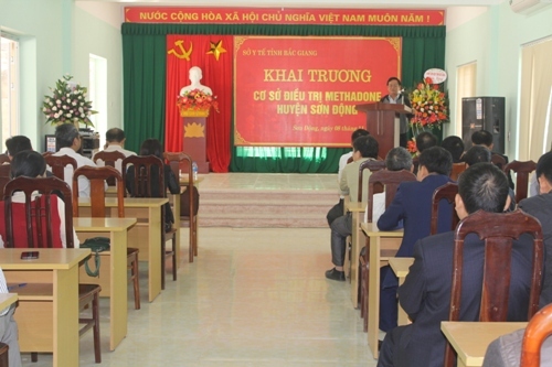 Khai trương cơ sở điều trị Methadone tại huyện Sơn Động