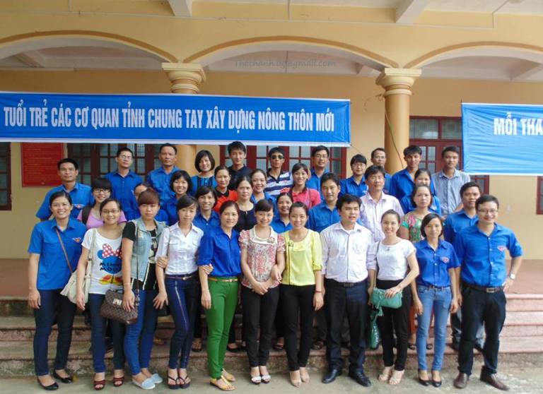 Chi đoàn Sở Y tế Bắc Giang tham gia chiến dịch tình nguyện hè 2013