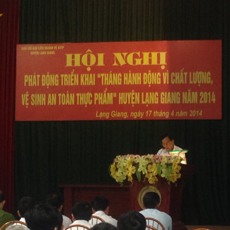 Huyện Lạng Giang: Tổ chức hội nghị phát động triển khai "Tháng hành động vì chất lượng, VSATTP"...