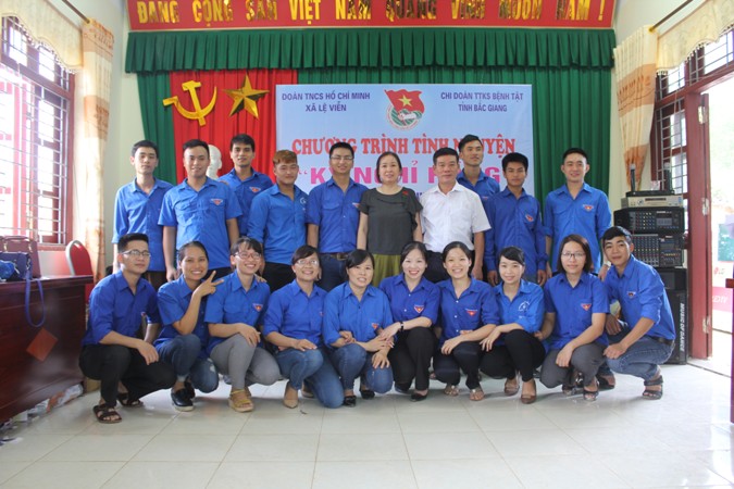 Tuổi trẻ Trung tâm Kiểm soát bệnh tật tỉnh Bắc Giang: Sôi nổi các hoạt động tình nguyện hè 2017